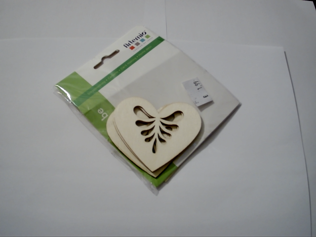 Découpe bois MDF 3mm - Lot de 3 cœurs pour loisirs créatifs et décoration intérieure
