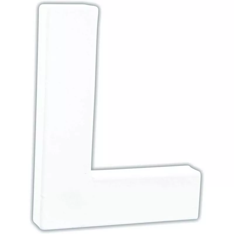 Lettre décoration 3D Decopatch L - 12 cm pour décoration et loisirs créatifs manuels