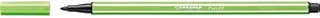 Stylo Feutre STABILO Pen 68 Vert Feuille 68/43 - Pointe Moyenne pour Dessin et Écriture