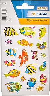 Stickers Herma poisson - Autocollants festifs pour décorations de Noël