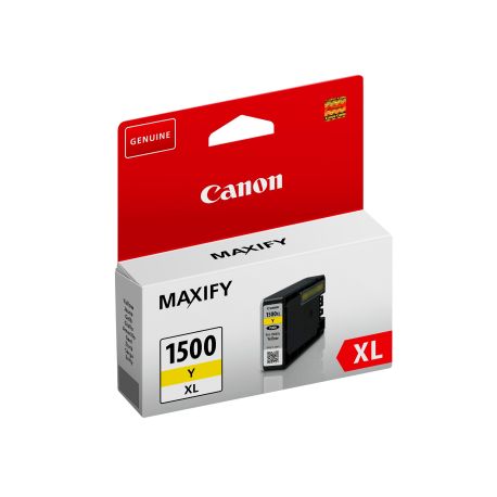Cartouche d'encre jaune Canon PGI-1500XL - Haute capacité pour imprimantes Canon Maxify