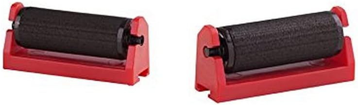 Rouleaux encreur noir Avery - 5 unités pour pince à étiqueter compatibles Avery
