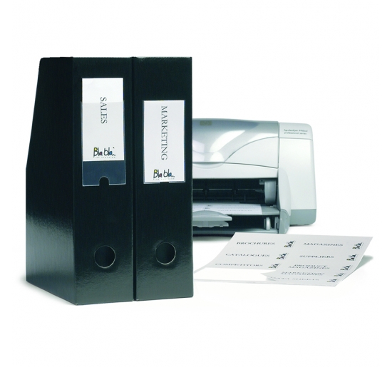 Porte-étiquettes 3L 55x102 mm - Imprimable, Lot de 24, Organisation Bureau et Maison