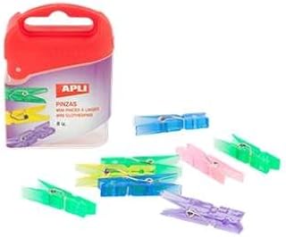 Boîte de Pinces à Linge Plastiques Agipa 13200 - Lot de 24 Pièces pour Séchage du Linge