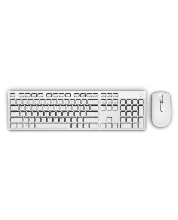Pack DELL KM636 : Souris WM116t + Clavier WK636p - Sans Fil via Dongle USB - Compatible Windows Mac