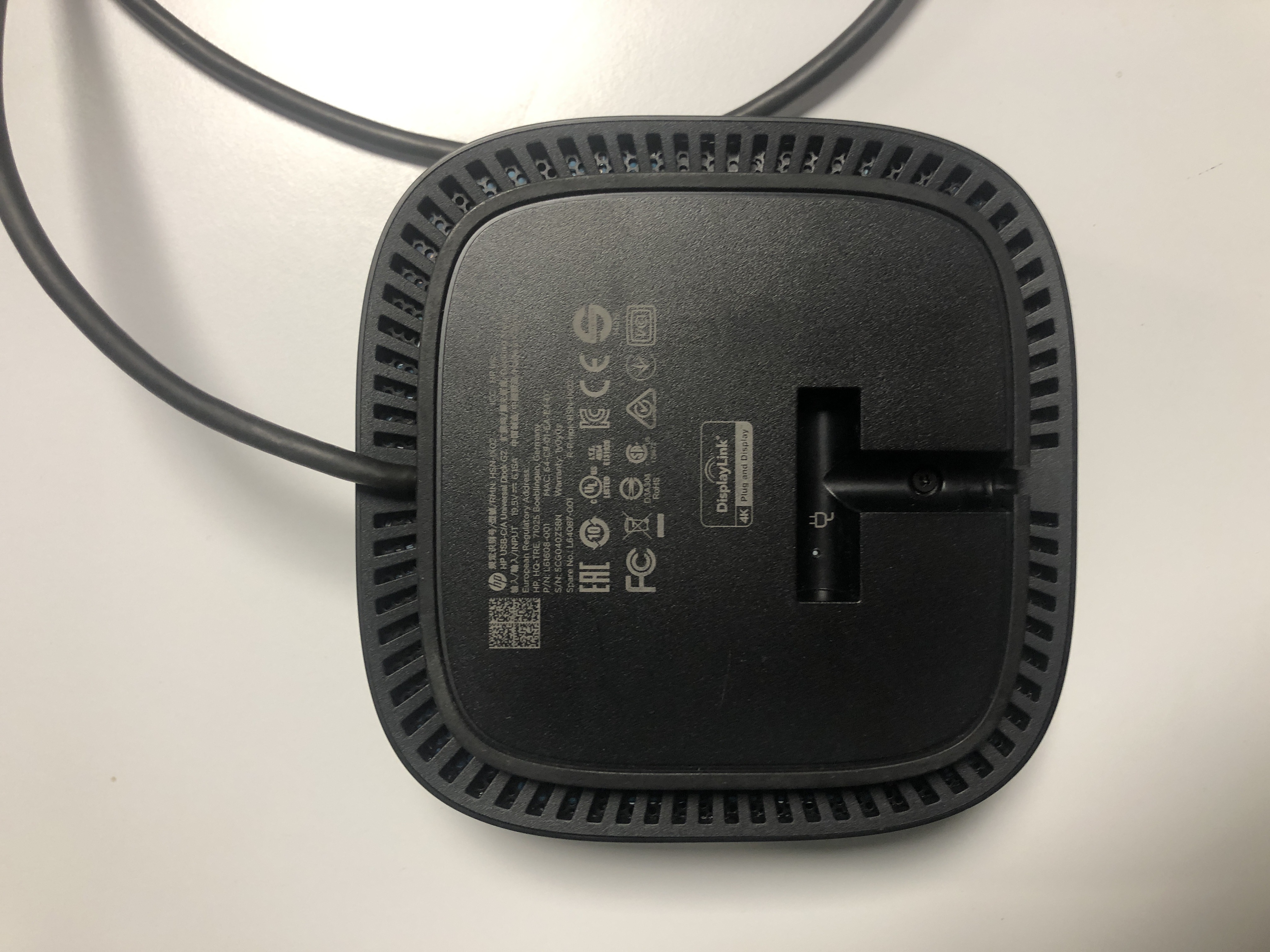 Station d'accueil HP Universal Dock G2 USB-C/A - Sans alimentation