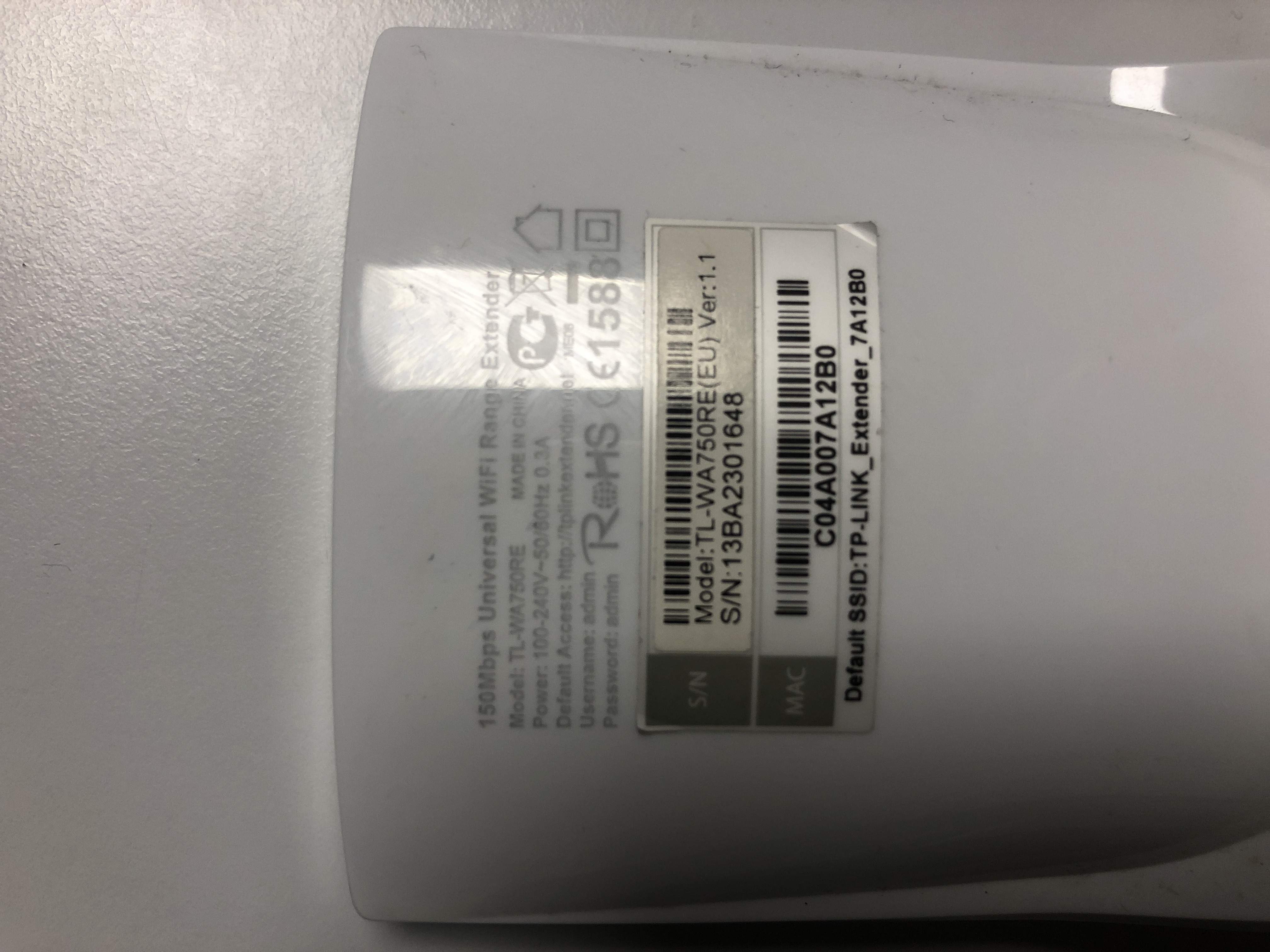 Répéteur WiFi TP-LINK TL-WA750RE - Amplificateur de signal 150 Mbps