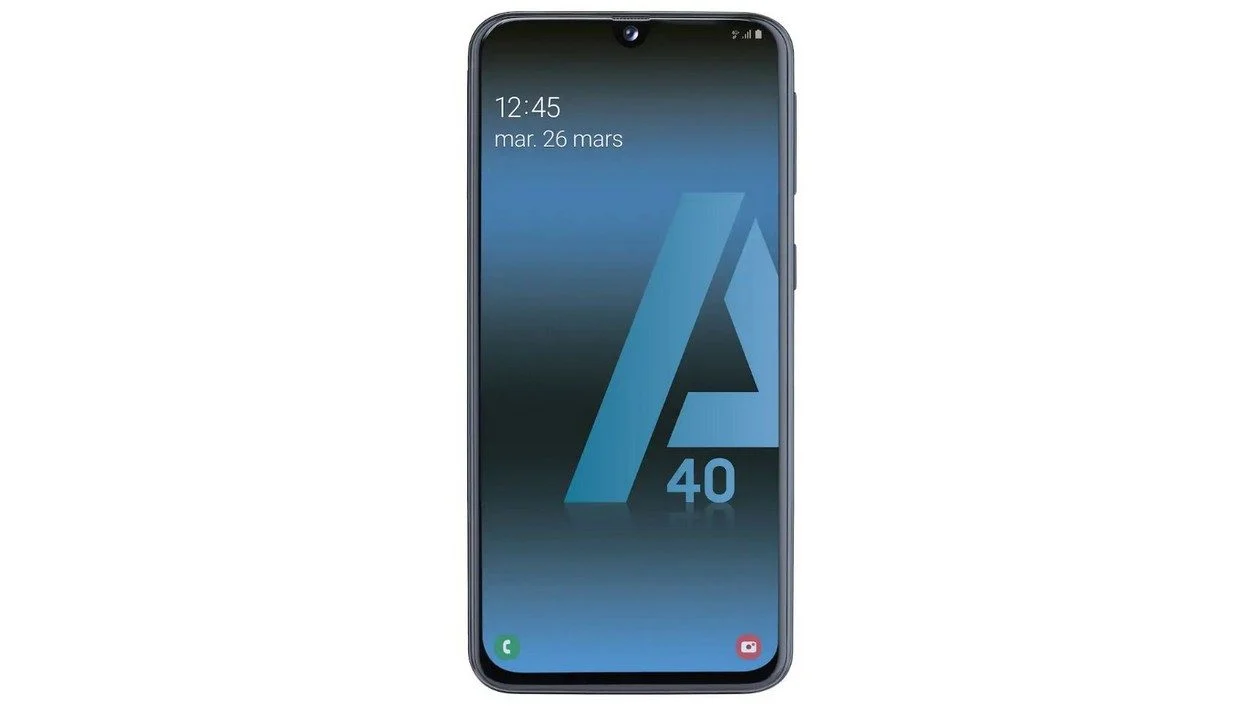 Smartphone Samsung Galaxy A40 - 64 Go / 4 Go RAM, Écran Super AMOLED 5,9", Android 11 One UI 3.1