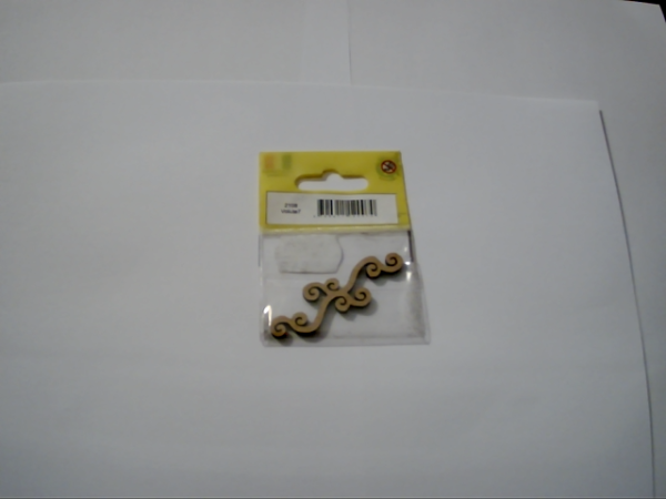 décoration en bois MDF 3mm volute
