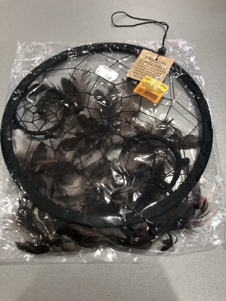 Attrape rêve Menta & Limon - Noir - Décoration murale pour chambre ou salon