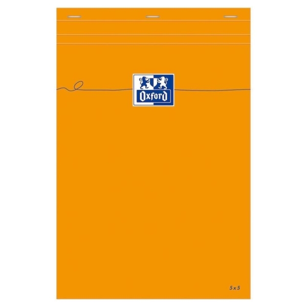Bloc notes Oxford A4 - 160 pages petits carreaux 80g - pour prise de notes et organisation bureau