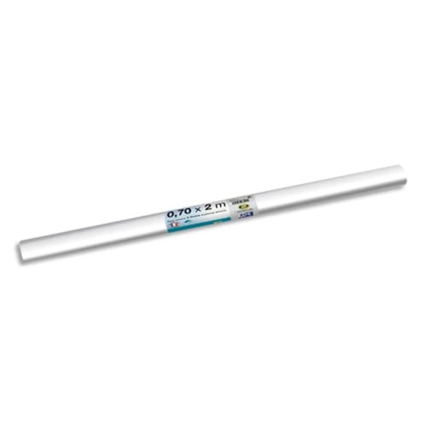 Couvre Livre Rouleau OXFORD - Plastique Lisse Transparent 70x200cm 8/100e pour Protection Livres