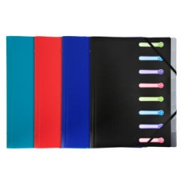 Trieur Exacompta A4 en plastique polypropylène 8 compartiments pour classement bureau et organisation
