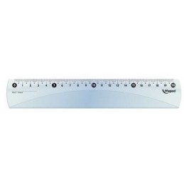 Règle plate Maped Start 146 - 150 mm en plastique pour mesure et traçage scolaire et bureau