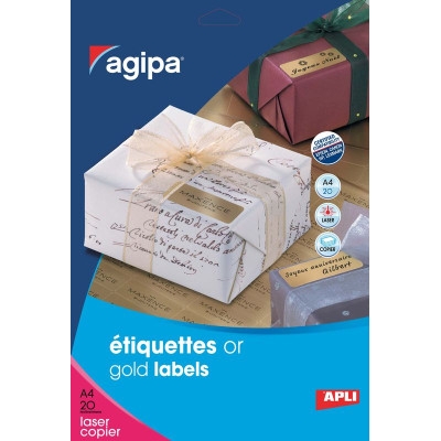 Pochette étiquettes SP-LASER OR 50x20 mm - Fournitures de bureau pour organisation et classement