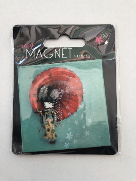 Magnet décoratif Japonaise Aquarupella - 6.4 x 6.4 cm pour décoration et loisirs créatifs printemps Pâques