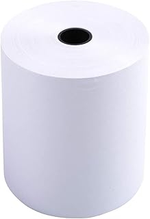 Bobine thermique pour caisses enregistreuses EXACOMPTA - Papier blanc 60g 76x70x12mm pour commerce