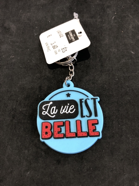 Porte-Clés Messages PVC - Accessoire Pratique pour Organiser Vos Clés au Quotidien