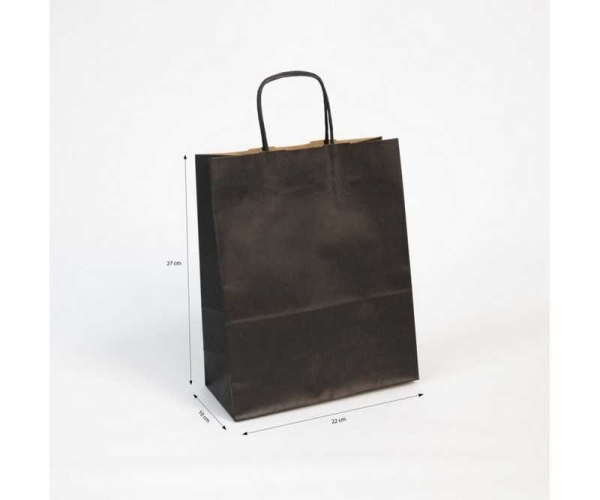 Sacs en Kraft - Dimensions 22.5 x 27 cm - Emballage cadeau pour fêtes, décorations et cadeaux