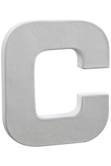 Lettre décoration 3D Decopatch C - 12 cm pour décoration et loisirs créatifs manuels