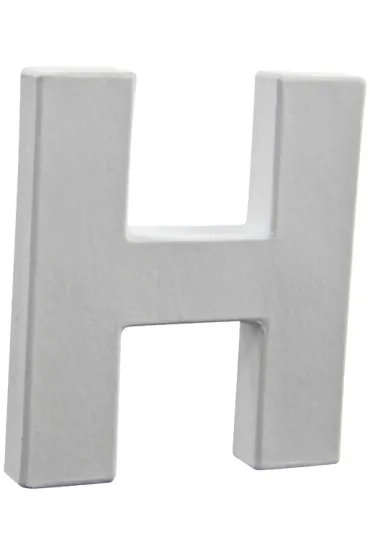 Lettre décoration 3D Decopatch H - 12 cm pour décoration et loisirs créatifs manuels