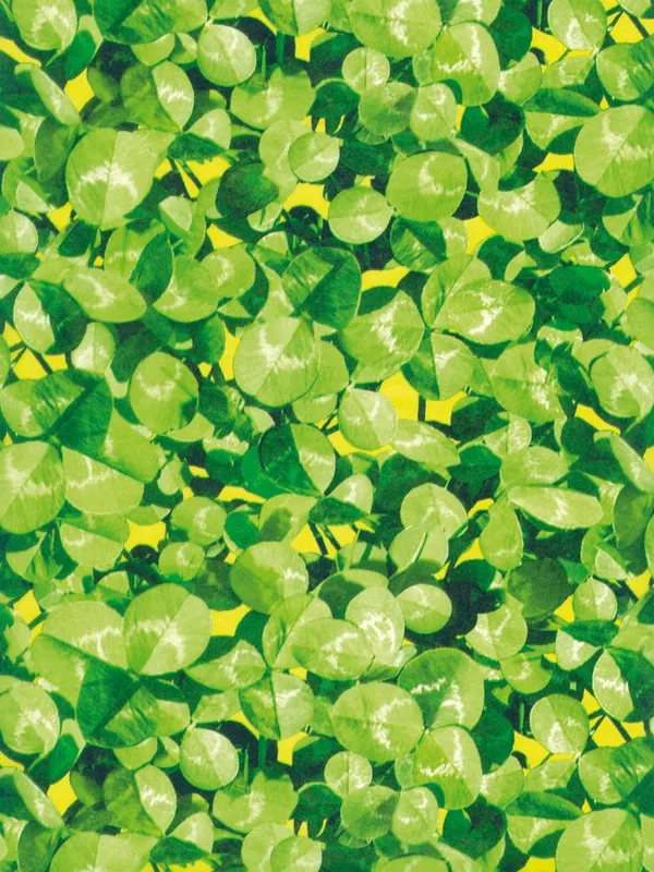 Feuille Décopatch - Petites Feuilles Vertes Trèfles - Papier Décoratif pour Loisirs Créatifs et Scrapbooking