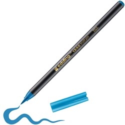 Feutre pinceau Edding 1340 - Bleu clair pointe pinceau 1-3 mm pour dessin et colorisation artistique
