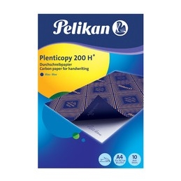 Papier carbone Pelikan PLENTICOPY 200H A4 - Dos ciré, usage manuel pour duplications et copies