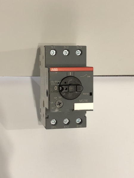 ABB MS116-1.0 manual motor starter - Protection Courant 1A pour Machines Industrielles