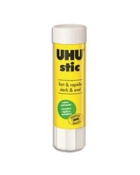 Bâton de colle UHU Stic blanc 8.2g - Colle solide pour papier et carton en loisirs créatifs