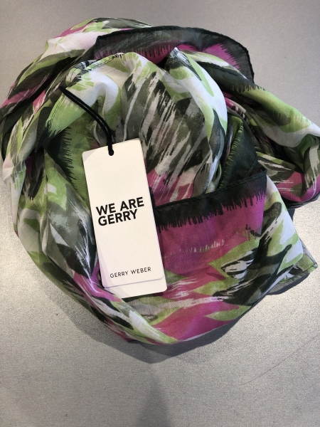 Foulard  GERRY WEBER Accessoire textile Vert Rose 100% Polyester 70x200 cm pour usage quotidien et extérieur