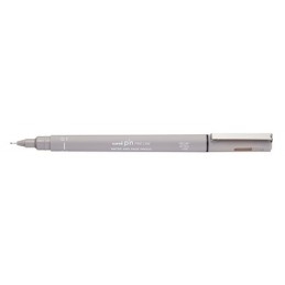 Feutre technique Uniball PIN 01200 GC - Pointe calibrée 0.1 mm gris clair pour dessin technique et précision