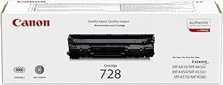 Cartouche d'encre d'origine Canon CRG-728 Noir - Imprimante Laser, Haute Qualité, Compatible Canon