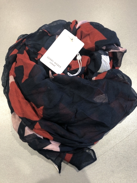 Chale GERRY WEBER Etoile Bleu marine Rouille Rosé 100% Polyester 80x190 cm pour usage quotidien et extérieur