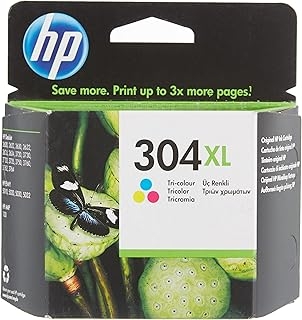 Cartouche d'encre HP 304XL Tricolore Grande Capacité N9K07AE - Pour HP DeskJet 3720/3730 Impression