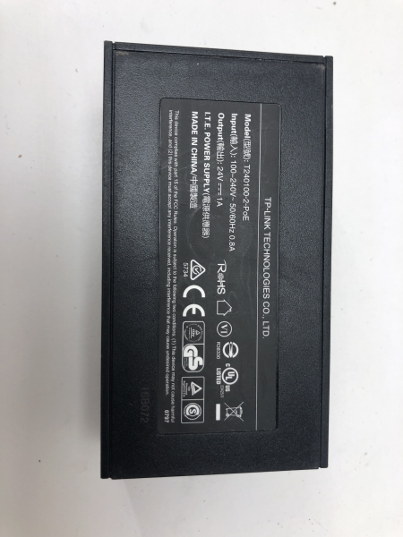 Alimentation POE TP-LINK T240100 - 24V 1A pour Réseaux Ethernet et Appareils Compatibles
