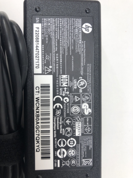 Chargeur PC Portable HP 65W PPP009C 677774-002 693711-001 A065R00DL  19V