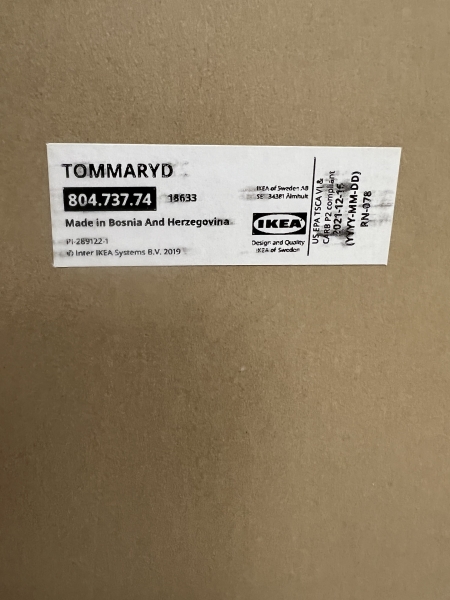 Table haute et 2 tabourets hauts IKEA TOMMARYD - Ensemble repas compact pour cuisine ou bar