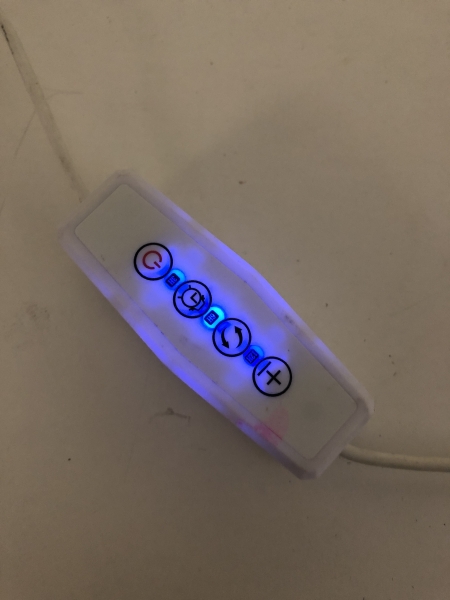 Lampe chauffante LED 3 branches avec pince - Branchement USB, variateur d'intensité, minuteur pour bureau