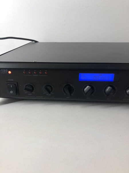 Combiné Mixer Amplificateur Lecteur Multimédia AUDIOPHONY Combo 130 - Système tout en un, Mixer 5 entrées, Rackable 19''