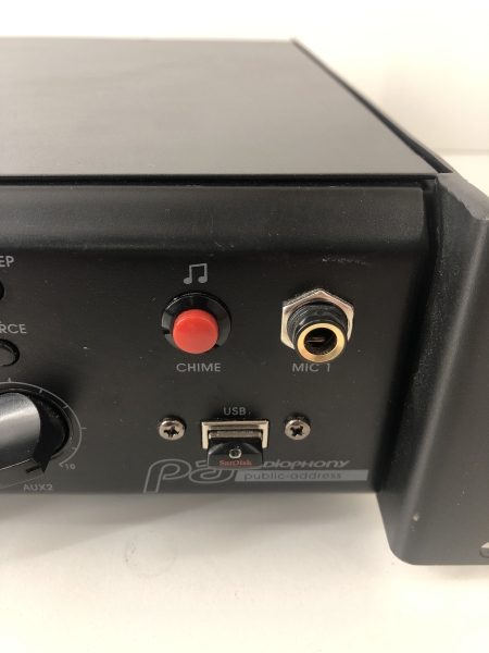 Combiné Mixer Amplificateur Lecteur Multimédia AUDIOPHONY Combo 130 - Système tout en un, Mixer 5 entrées, Rackable 19''