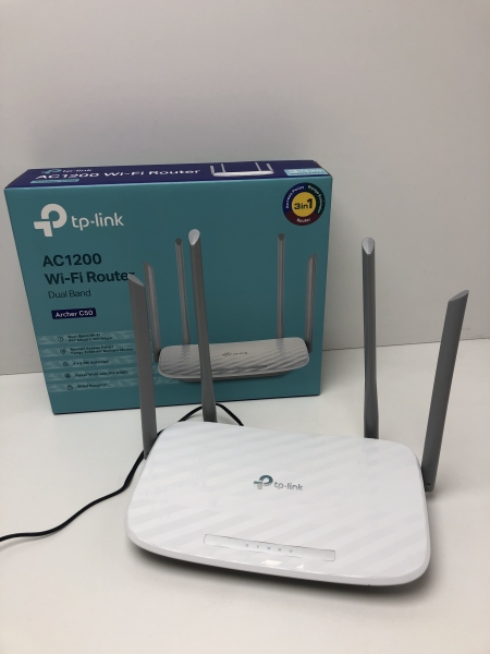 Routeur Wifi TP-Link Archer C50 - 802.11ac, 300 Mbps 2.4 GHz, 867 Mbps 5 GHz, Point d'accès, Réseau invité