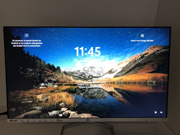 Écran HP M24fwa - 23.8 pouces Full HD avec alimentation intégrée, pour bureau et multimédia