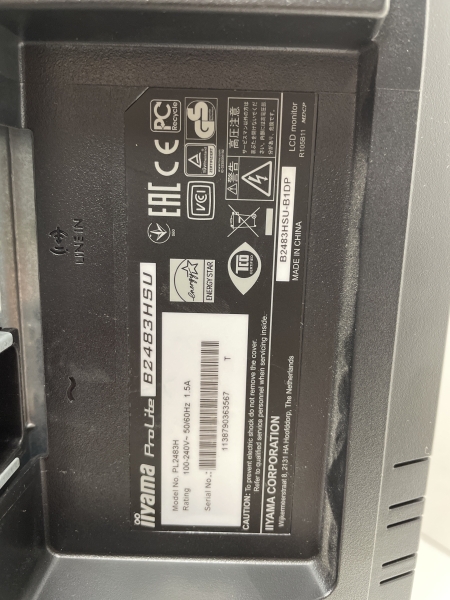 Écran IIYAMA ProLite XUB2483HSU - 24 pouces Full HD 1920x1080 LED TN 75Hz pour bureau