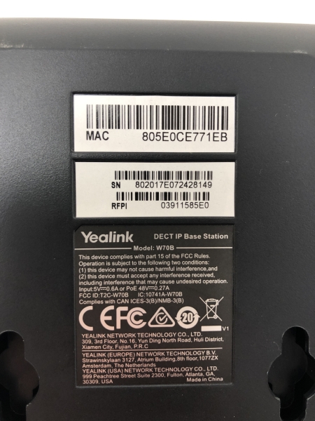 Téléphone Yealink W73P DECT IP Phone