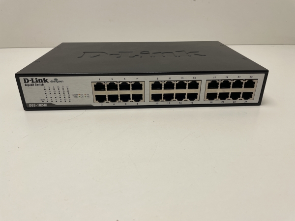 Switch Ethernet D-LINK DGS-1024D - 24 ports Gigabit 10/100/1000 Mbps Rackable pour Réseaux