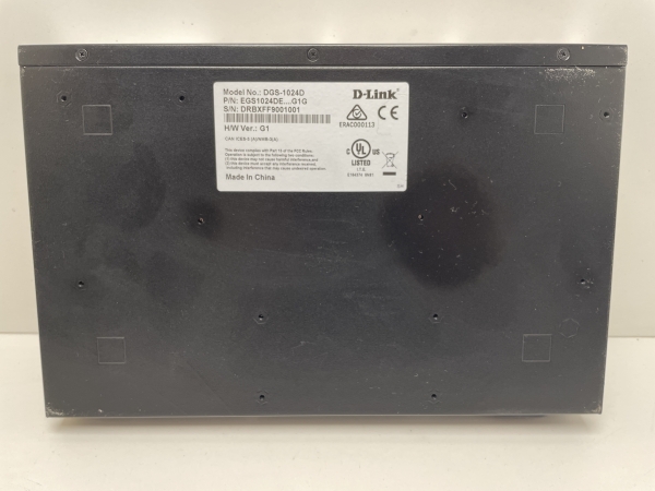 Switch Ethernet D-LINK DGS-1024D - 24 ports Gigabit 10/100/1000 Mbps Rackable pour Réseaux