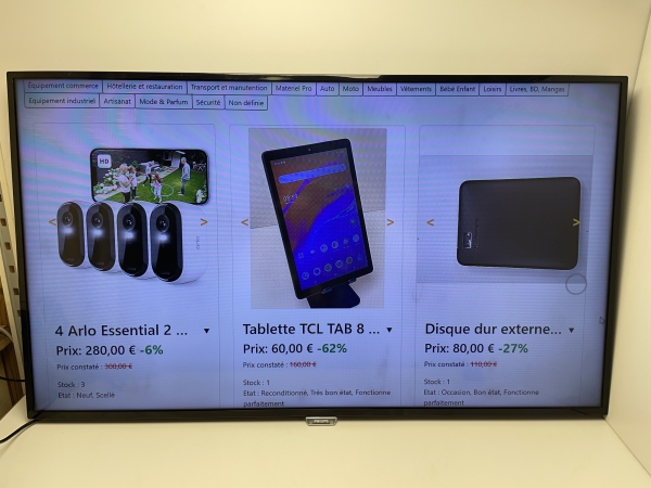 Télévision LED Philips 48PFH5500 - 48 pouces Full HD 1080p Smart TV Wi-Fi Bluetooth