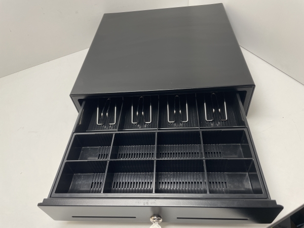 Tiroir-caisse EQT-410 avec compartiments monétaires pour points de vente et commerces
