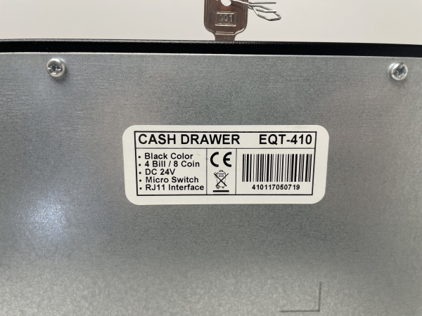 Tiroir-caisse EQT-410 avec compartiments monétaires pour points de vente et commerces